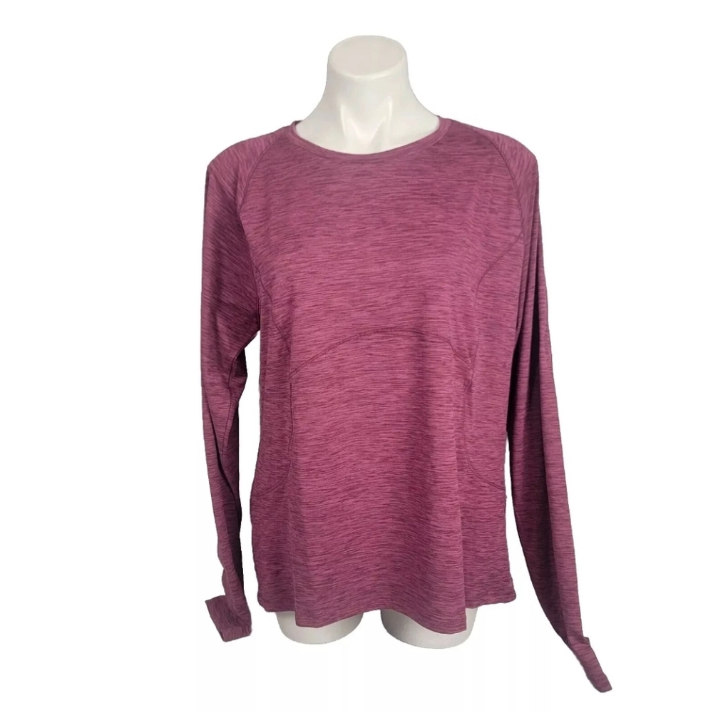 SPYDER Active Pomegranate Heather L/S Stretch Shirt Women's Size XXL New